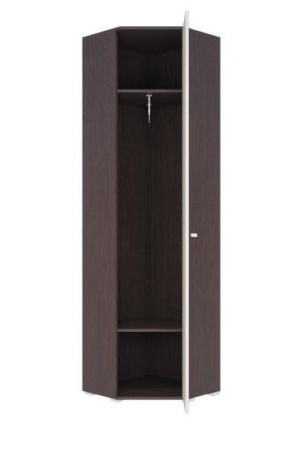 Шкаф Угловой Домино-А Венге/Дуб Молочный (Ш-561 × В-2050 × Г-564 мм)