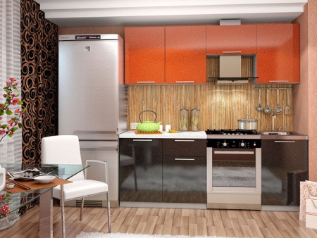 Кухонный Гарнитур София Олива Металлик 2100 мм